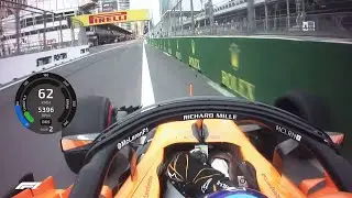 Alonso drives on 2 wheels to survive