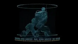 Blender hologram material test