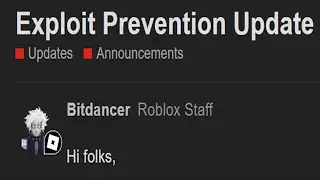 ROBLOX HAS STOPPED EXPLOITING...