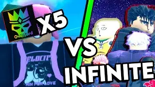 5X OVERLORD Team Vs INFINITE in Anime Last Stand Roblox