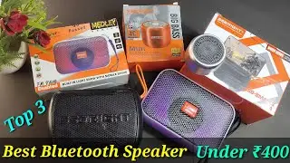 Top 3 Best Portable Bluetooth Speakers Under ₹400 | Bluetooth Mini Speakers 2024