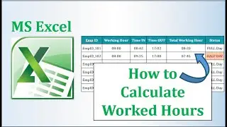 How to Calculate Hours Worked in Excel