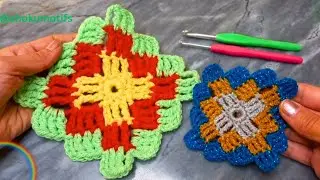 how to Crochet Amazing Easy Granny square for beginners