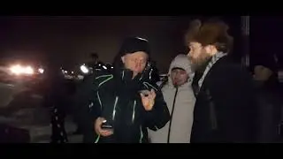 Скандал Вахтовиком на переправе через р Объ