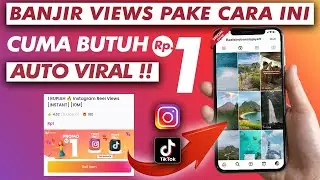 CUMA 1 RUPIAH BISA NAMBAH FOLLOWERS LIKE VIEWS INSTAGRAM KAMU - TERBATAS DAN WEBSITE BARU!