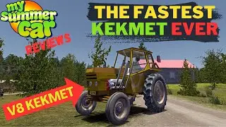 The FASTEST Tractor in My Summer Car (V8 Kekmet) Mod