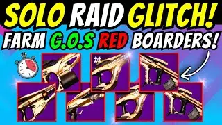 SOLO RAID Red Borders FARM GLITCH! How To Get FREE Garden of Salvation LOOT Fast! Destiny 2 Revenant