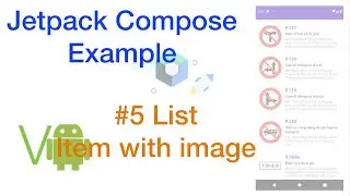 Jetpack compose - Example #5 List view - 4k video