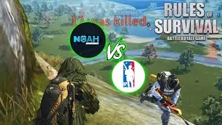 ROS-NoahFromYoutube VS Bobby Plays [Squad vs Squad]Full Gameplay Rules Of Surviv