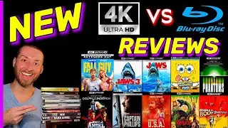 NEW & UPCOMING 4K UltraHD vs Blu Ray Reviews JAWS 3 Revenge, THE FALL GUY, Captain Phillips PHANTOMS