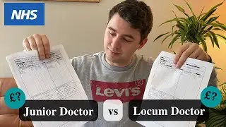 Locum Doctor vs Foundation Doctor Pay Slips in the NHS (How much do locum doctors make?)