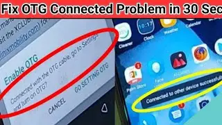 Connected to other device successfully Tecno/infinix OTG Problem 2022 | How to Fix OTG Problem 2022