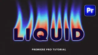 Create LIQUID TEXT ANIMATION in Adobe Premiere Pro