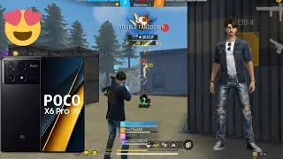 HAND CAM ⚡ POCO X6 PRO FREE FIRE GAMEPLAY