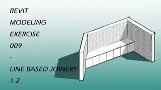 Revit Modeling Exercise 009 - Line Based Joinery 1.2