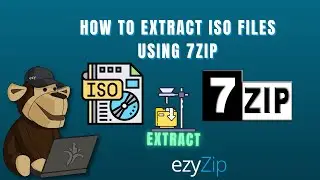 How To Extract ISO Files Using 7zip | Open ISO Files