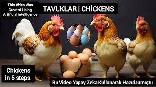 5 Adımda TAVUKLAR! | Things to know about chickens... #yapayzeka #artificialintelligence #hayvanlar