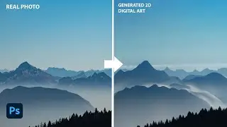 Transform Photos into 2D Digital Art Using Generative Fill AI in Photoshop