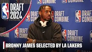 The Los Angeles Lakers select Bronny James with the No. 55 pick in the 2024 NBA Draft | NBA on ESPN