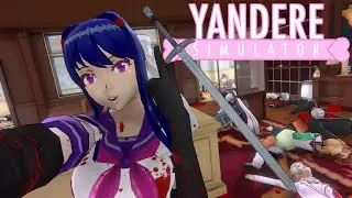 Killing Everyone with the Medieval Sword | Yandere Simulator Demo