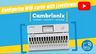 Configuring RFID cards with LiveViewer