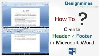 How to Create Header and Footer in Word