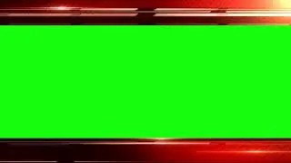 Professional Single Window with Upper Lower Graphics Green Chroma Screen |  FREE TO USE | iforEdits