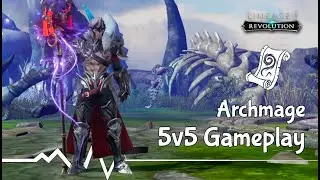 [Lineage 2: Revolution] Archmage 5v5 Courageous Battlefield Gameplay