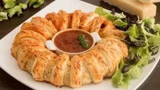 Puff Pizza Ring Recipe