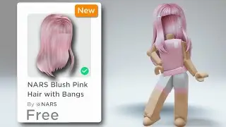 HOW TO GET BLUSH PINK HAIR FREE in Roblox