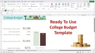 Ready To Use College Budget Template   Step by Step