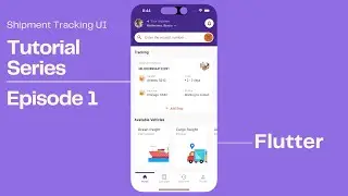 Build this Shipment Tracking UI in Flutter - Tutorial Series - Episode 1