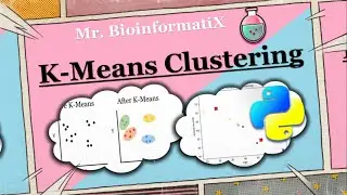 K-Means Clustering Tutorial in Python | Python Tutorial | Python for Beginners | Mr. BioinformatiX