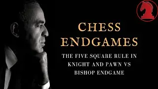 The Five Square Rule in Knight and Pawn vs Bishop endgames - Chess endgame strategies