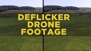 How To Deflicker Drone Footage - Davinci Resolve Quick Tip (Studio)