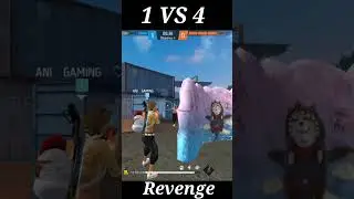 1 vs 4 destroyed in seconds 🔥 M1887 GOD 🤯#shorts #short #freefire #freefireshorts#revenge