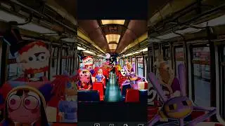 POV The Amazing Digital Circus in the train