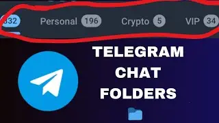 How to Create CHAT Folders on Telegram Messenger | Telegram _bots