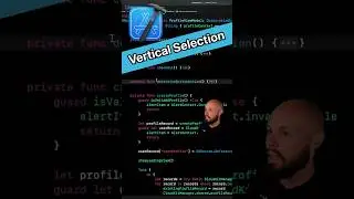 Xcode Tip - Vertical Code Selection 