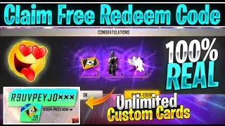 Custom Card Redeem Code Free Fire | Annihilator  Bundle Redeem Code | Firey Gamer
