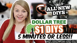 Dollar Tree Halloween DIYs in 1 Minute (EASY and CHEAP) 2024 | Krafts by Katelyn