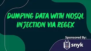 Dumping Data with NoSQL Injection via Regex and Python