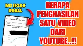 JANGAN KAGET‼️SEGINI PENGHASILAN PERVIDEO DARI YOUTUBE 2024