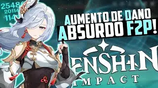 SHENHE É INSANA!!! 2 MELHORES BUILDS F2P ATUALIZADAS! ARTEFATOS, LANÇAS e DICAS - GENSHIN IMPACT