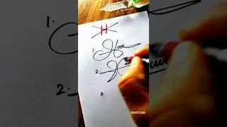 How to sign the letter H ❤ ?