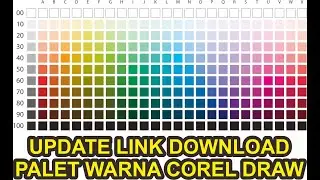 UPDATE LINK DOWNLOAD PALET WARNA COREL DRAW