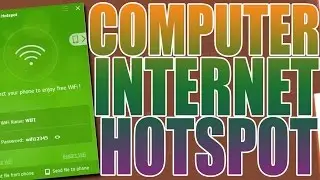 WIFI Hotspot In Your Computer | Easy Way