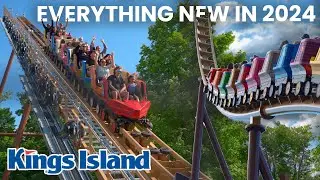 Whats New at Kings Island in 2024 | New Roller Coaster, Ride Upgrades, & More!