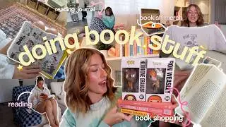 doing book stuff 💫 book shopping, bookish merch, reading vlog, journaling & more!