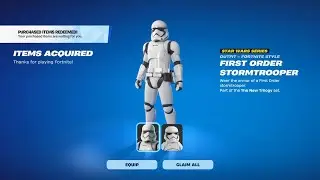 How To Get FREE STAR WARS SKIN in Fortnite! (First Order Stormtrooper)